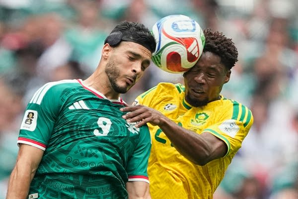 Mexico began their World Cup campaign with a 2-0 victory over South Africa