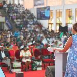 Ms Judy Ngayu addressing the conference.