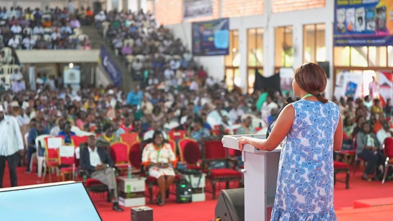 Ms Judy Ngayu addressing the conference.