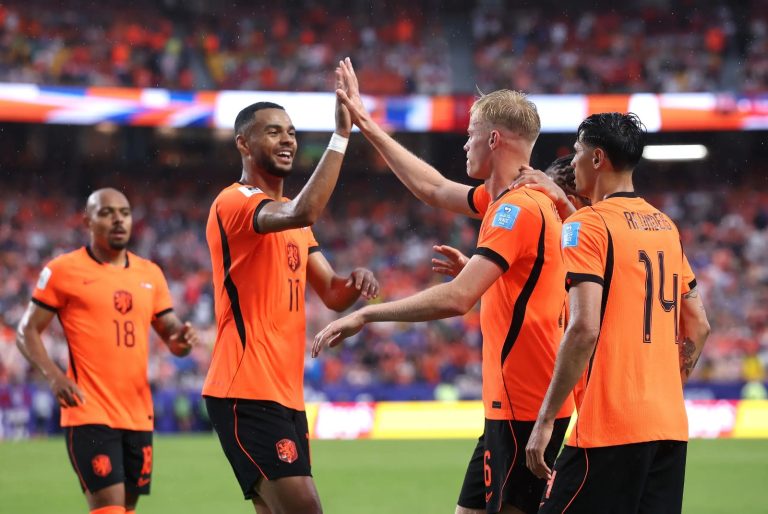 Netherlands top Group F after 3-1 victory over Tunisia