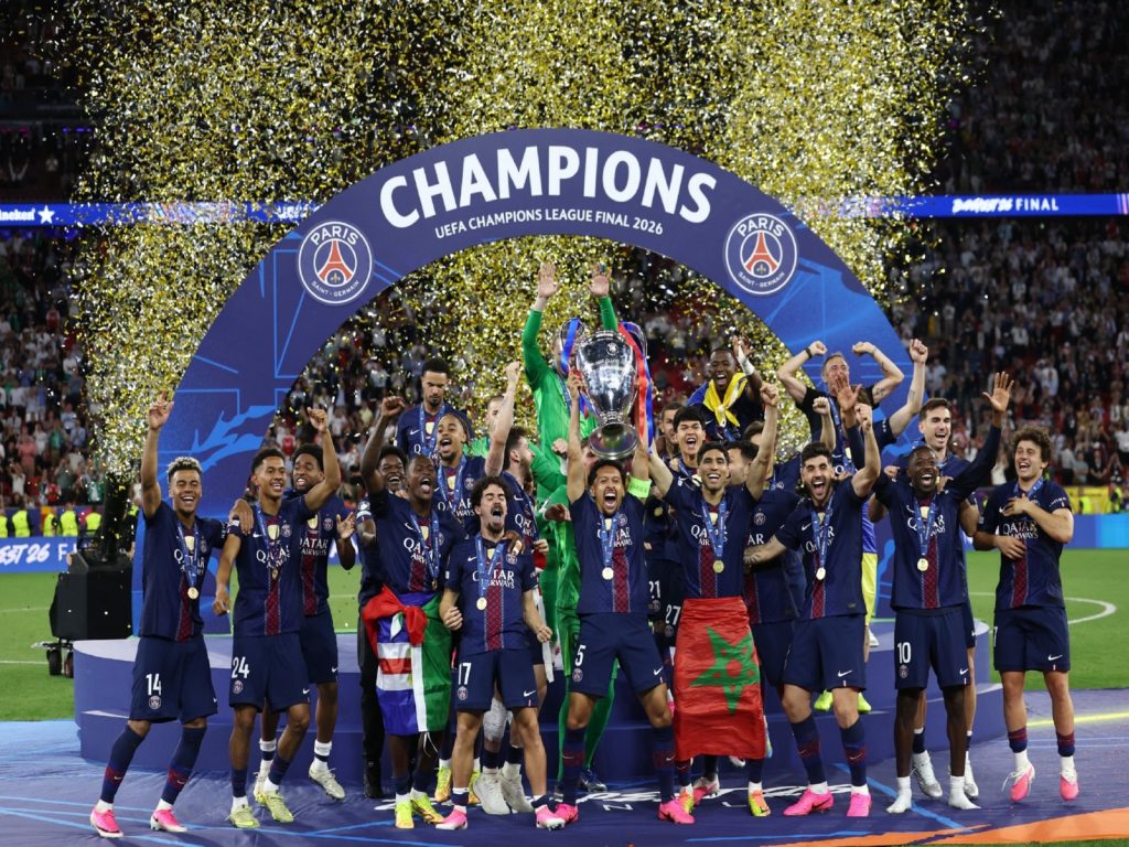 Paris Saint-Germain’s second successive Champions League title