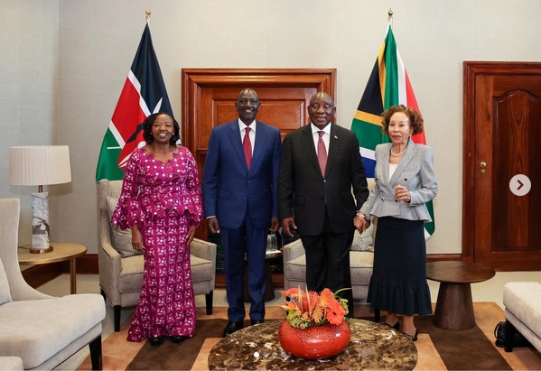 President Cyril Ramaphosa hosts President William Ruto
