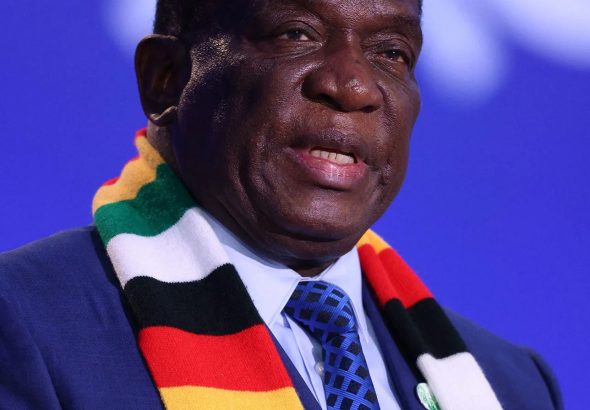 President Emmerson Mnangagwa