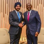 President William Ruto with World Bank President Ajay Banga