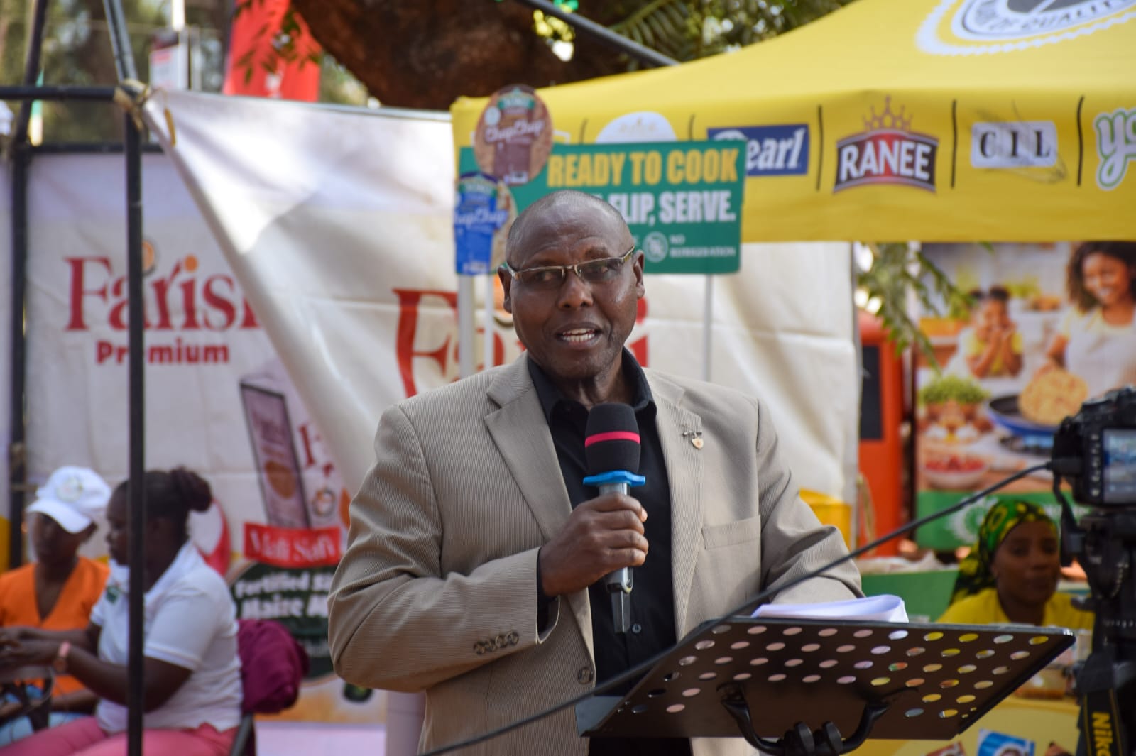 Prof. Peter Wanderi addressing the forum.