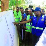 Tharaka Nithi Governor Muthomi Njuki during launch of Kamuthiga Irrigation Water Project