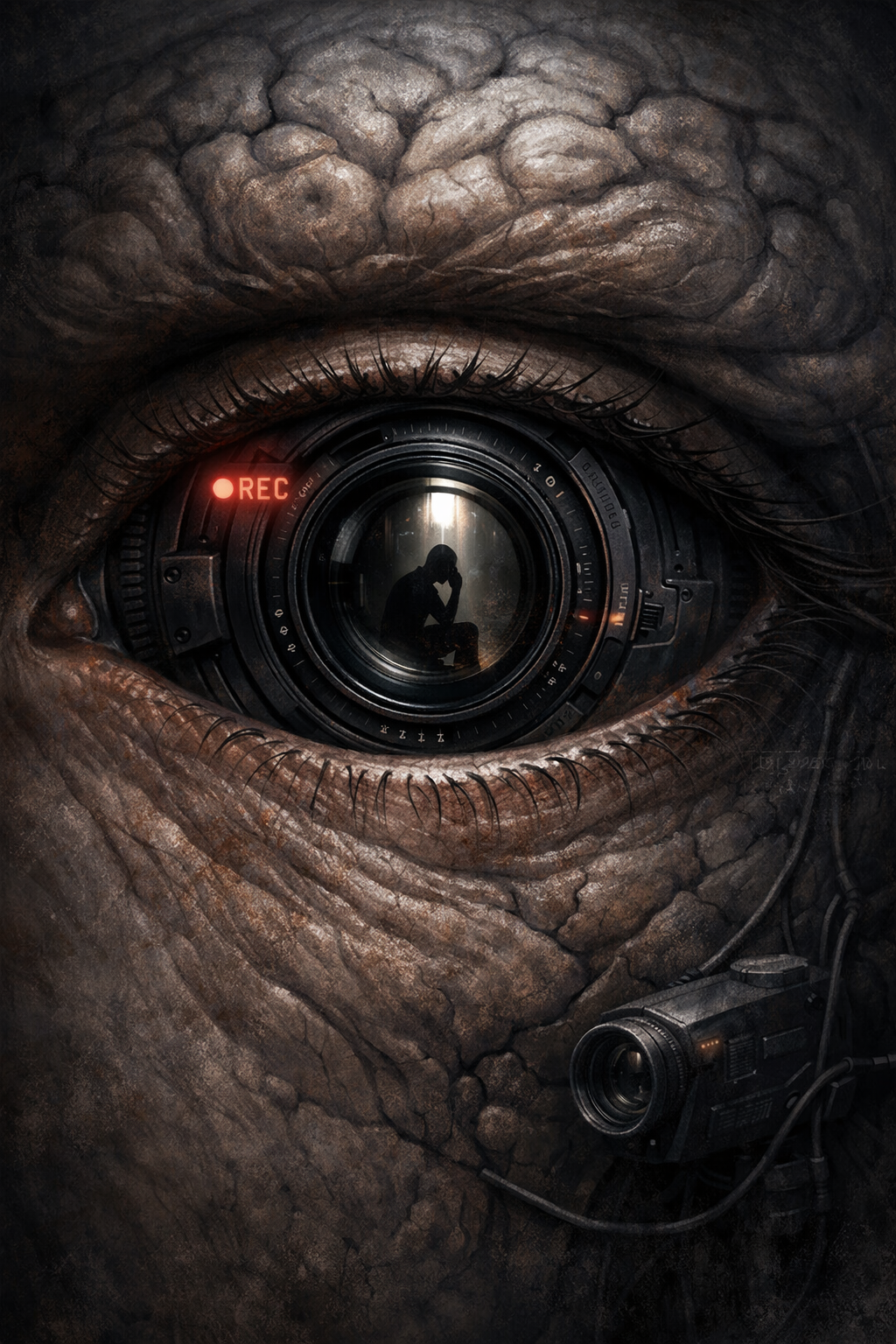 The camera you fear most is not the one outside your door — it is the one inside your conscience.