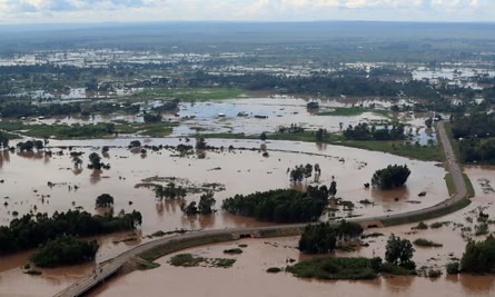The floodwaters in Baringo