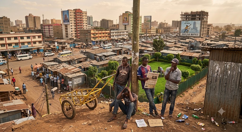 The myth of green pastures in the city.
