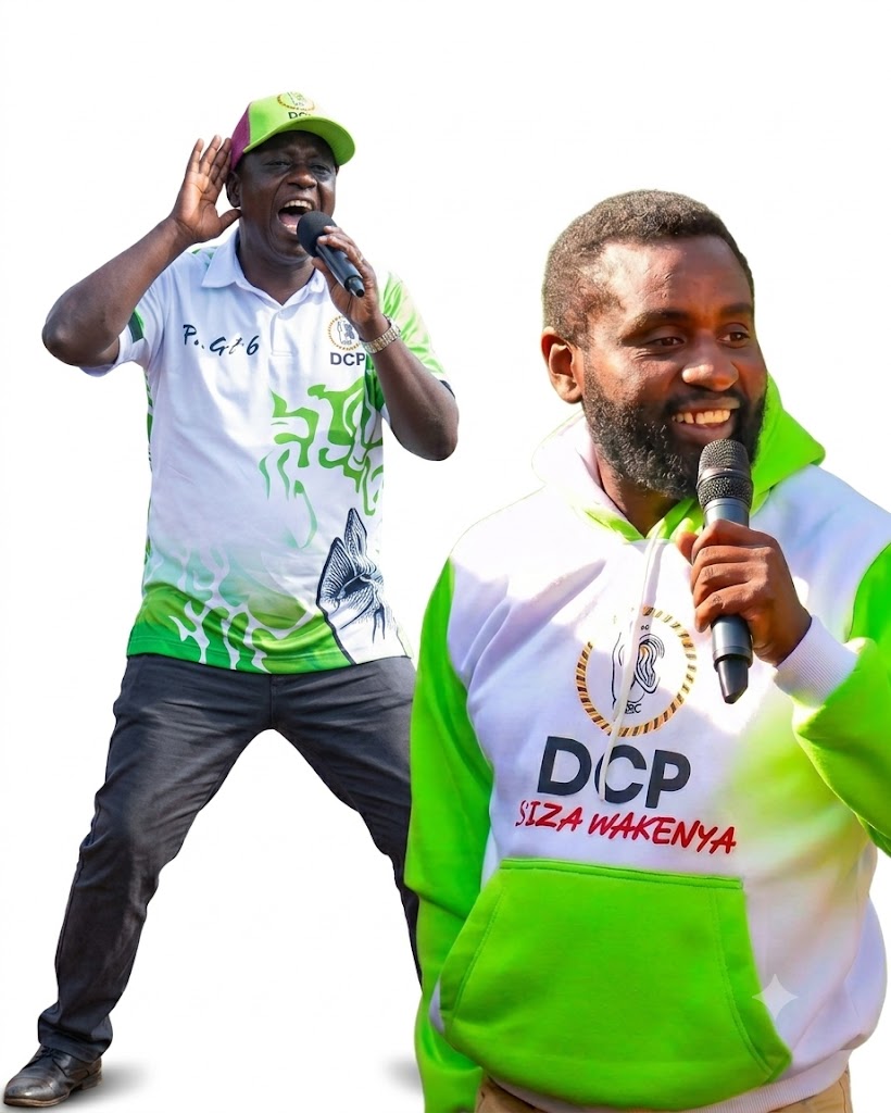 DCP leader Rigathi Gachagua and Sammy Douglas Kamau Waweru Ol Kalou MP