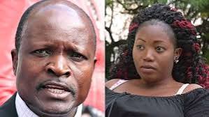 Former Migori Governor Okoth Obado and the late Sharon Otieno