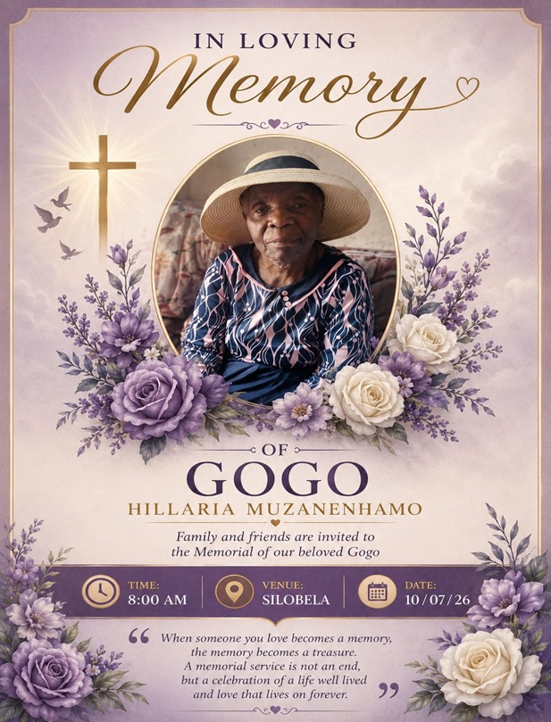 Gogo Hillaria Muzanenhamo