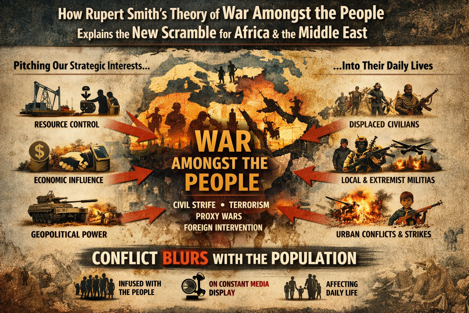 How Rupert Smith's Theory of War Amongst the People Explains the New Scramble for Africa and the Middle East