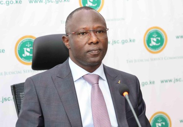 IEBC Chairperson Erastus Ethekon