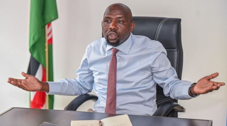 Interior Cabinet Secretary Kipchumba Murkomen..