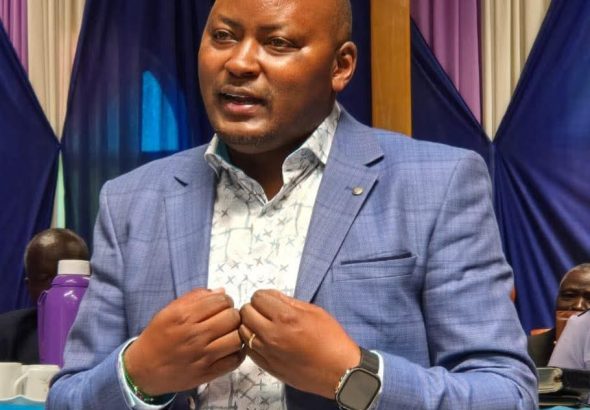 John Kariuki Choromai addressing a church congregation in the past.