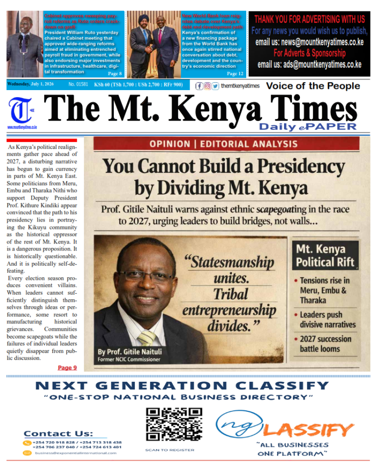 July 1, 2026 The Mt Kenya Times ePAPER_001