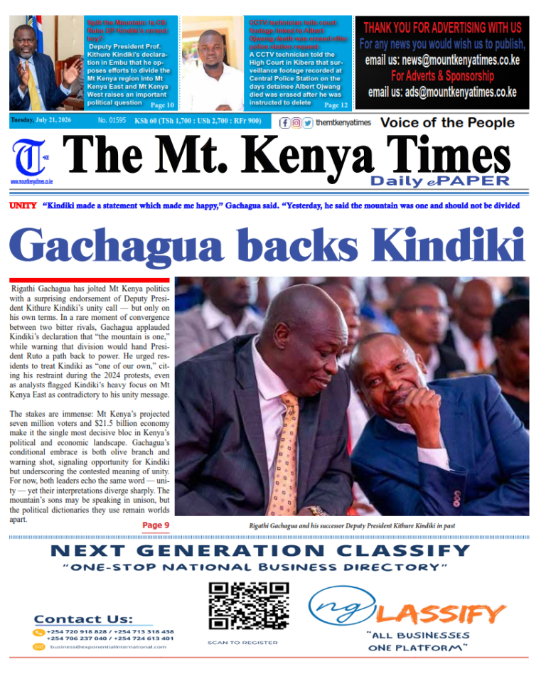 July 21, 2026 The Mt Kenya Times ePAPER_001
