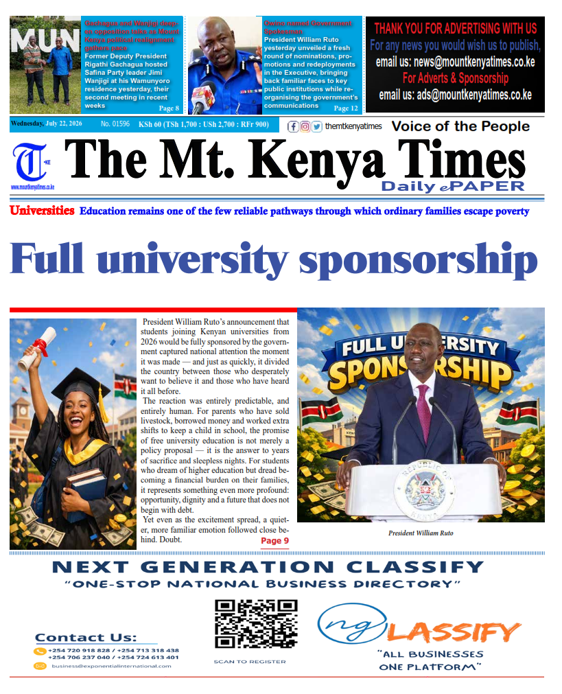 July 22, 2026 The Mt Kenya Times ePAPER_001