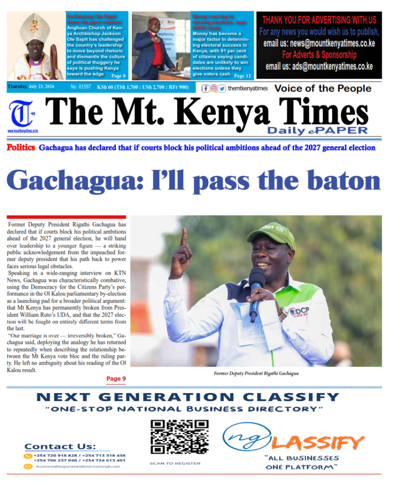 July 23, 2026 The Mt Kenya Times ePAPER_001