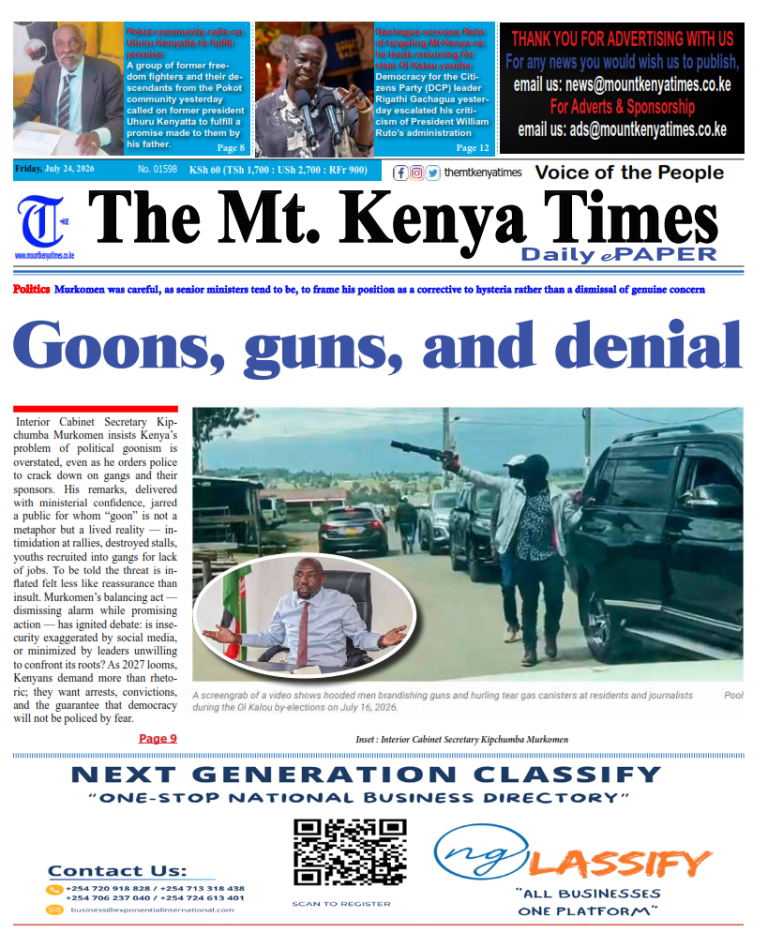 July 24, 2026 The Mt Kenya Times ePAPER_001