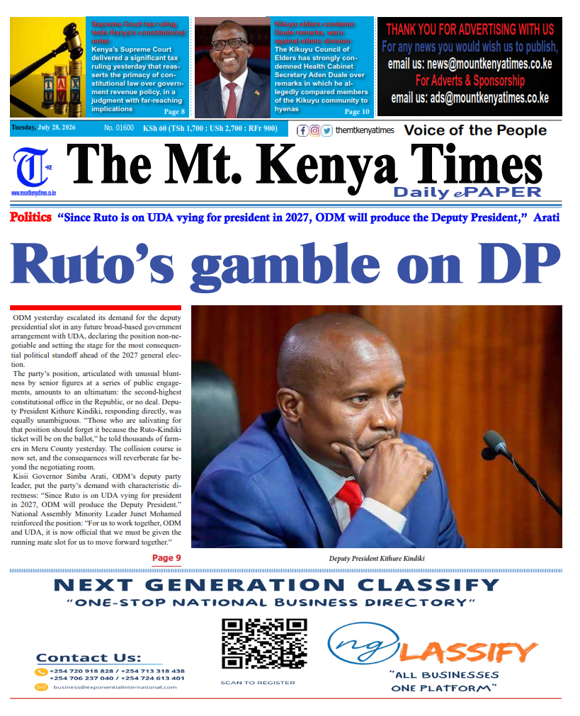July 28, 2026 The Mt Kenya Times ePAPER_001