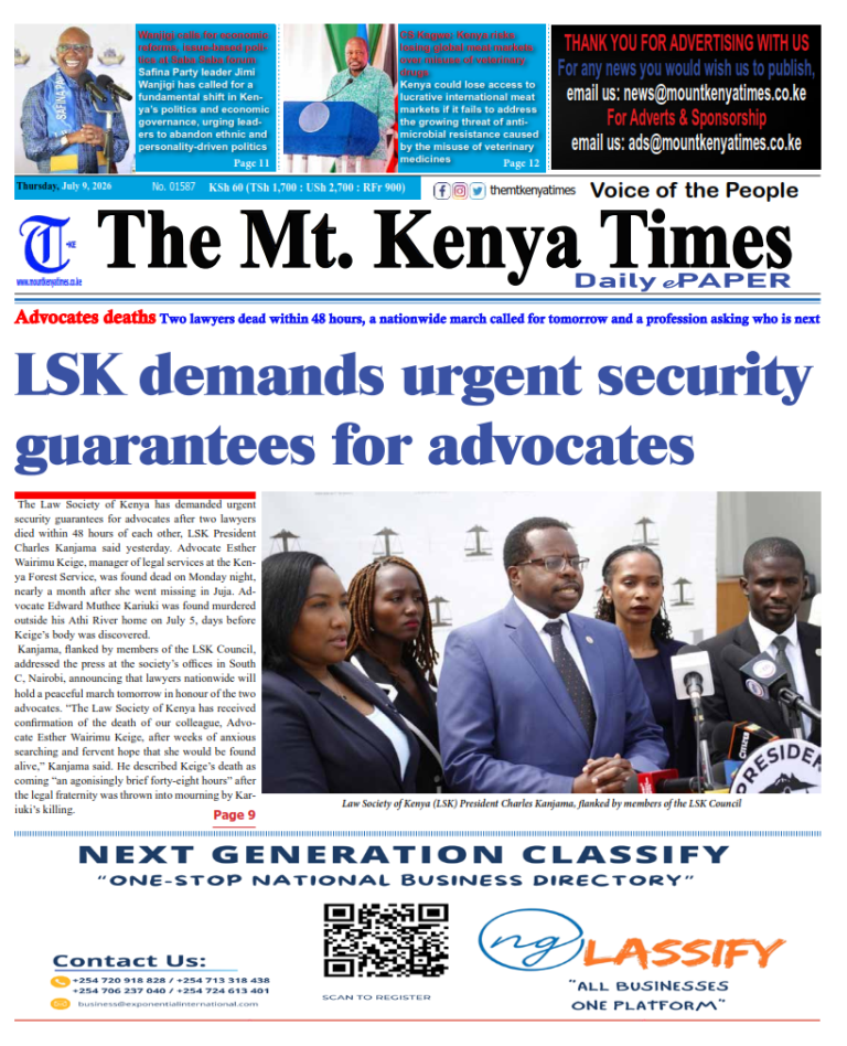 July 9, 2026 The Mt Kenya Times ePAPER_001