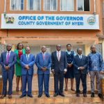 KICC and Nyeri County government officials after the consultative meeting.