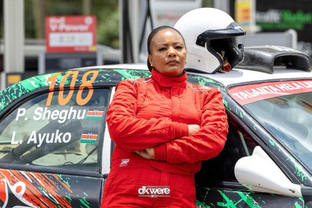 Kenyan rally driver Pauline Shegu