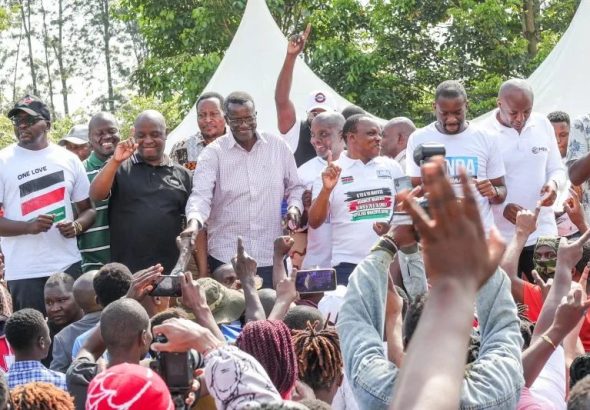 Linda Mwananchi movement leaders at Kisii