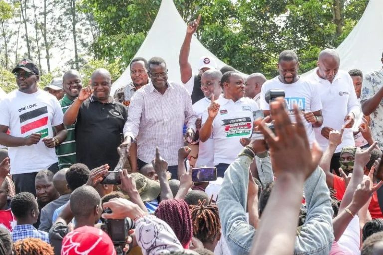 Linda Mwananchi movement leaders at Kisii