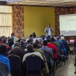MMV Associates CLG Director General James Mahuria addressing members over the weekend.