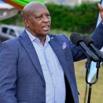 Nyeri Governor Mutahi Kahiga addressing the forum.
