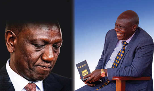 President William Ruto and his former Deputy Rigathi Gachagua