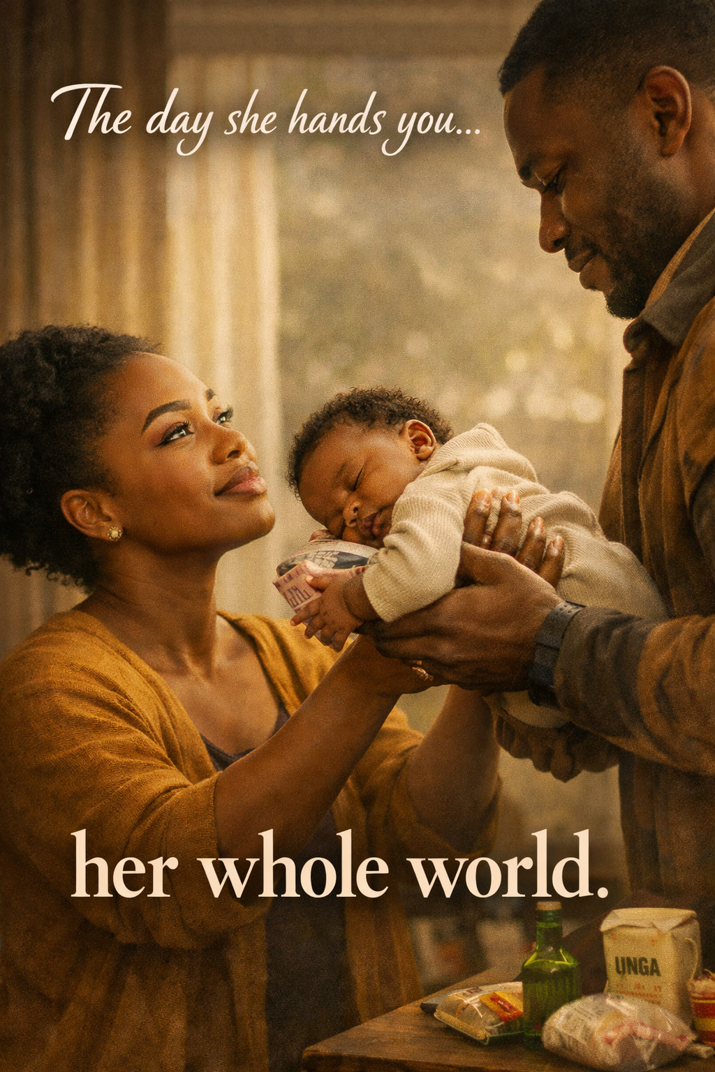 The day she hands you her whole world