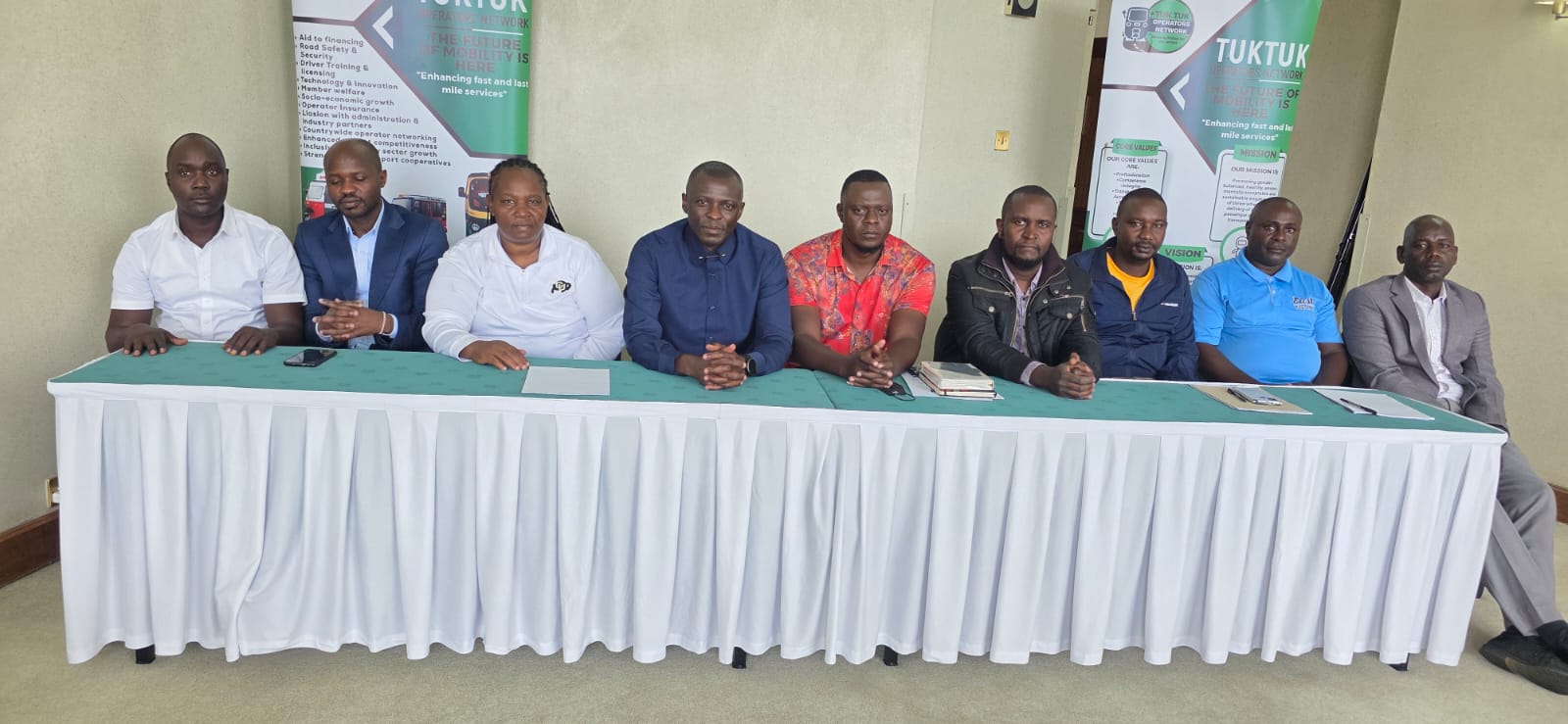 Tuk Tuk Operators press briefing
