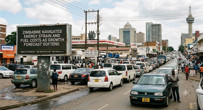 Zimbabwe Navigates Energy Strain and Fuel Costs as Growth Forecast Softens