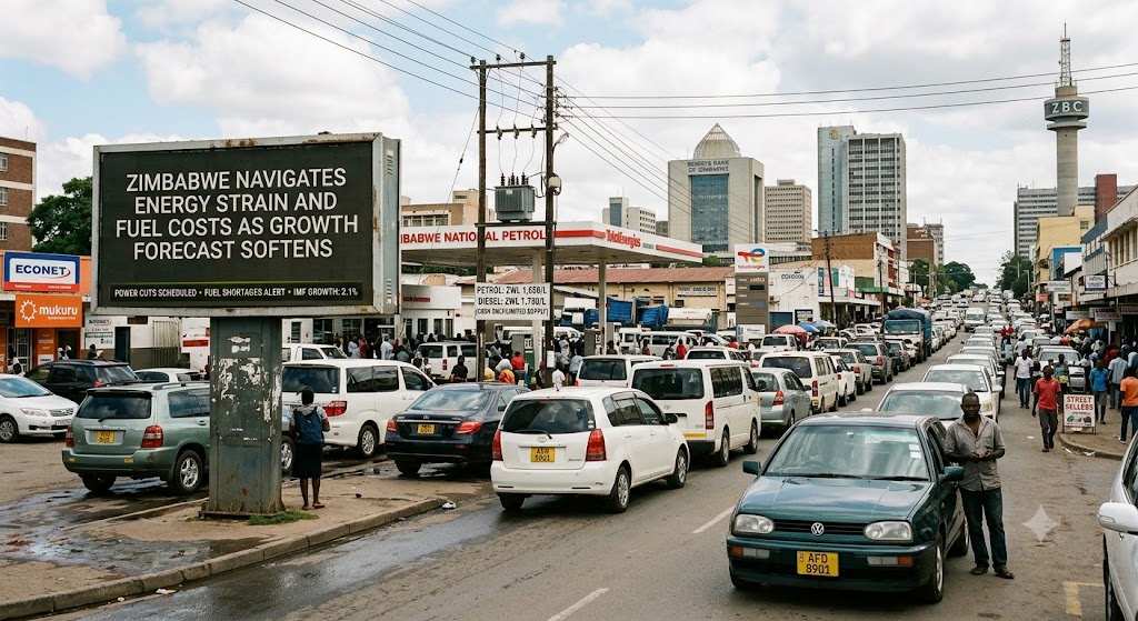 Zimbabwe Navigates Energy Strain and Fuel Costs as Growth Forecast Softens