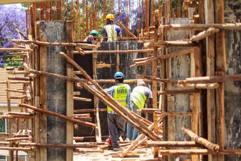 A construction site