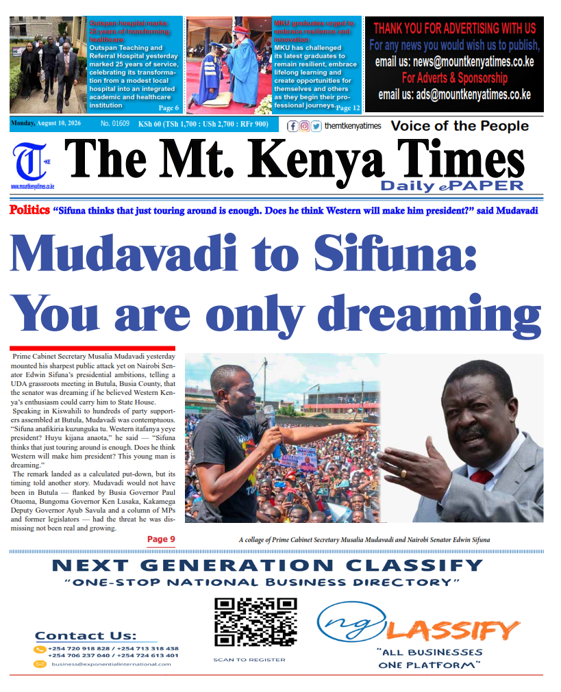August 10, 2026 The Mt Kenya Times ePAPER_001