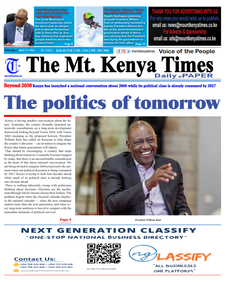 August 13, 2026 The Mt Kenya Times ePAPER_001