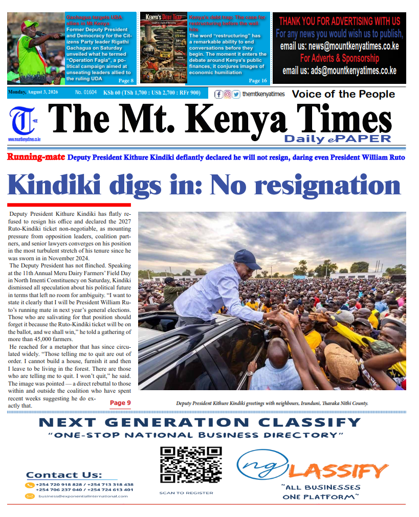 August 3, 2026 The Mt Kenya Times ePAPER_001