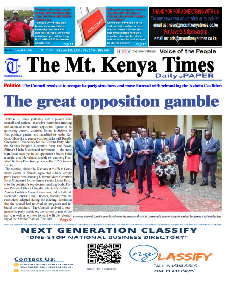 August 4, 2026 The Mt Kenya Times ePAPER_001