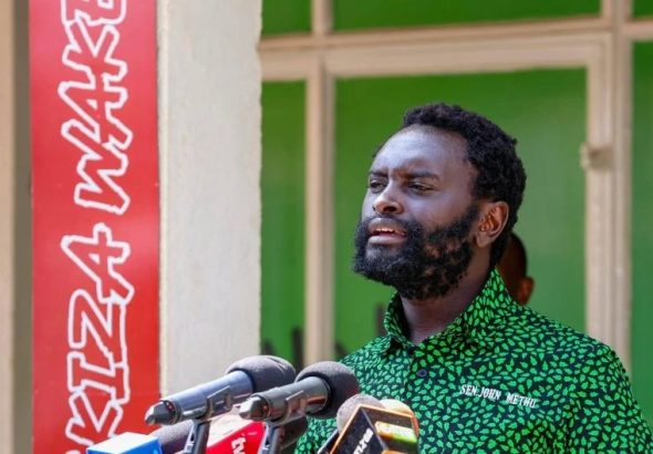 Democracy for the Citizens Party Secretary General designate John Methu