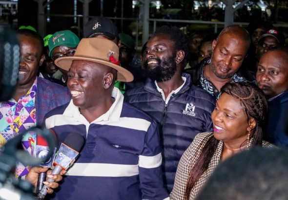 Democracy for the Citizens Party leader Rigathi Gachagua.