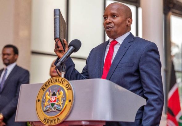 Deputy President Kithure Kindiki