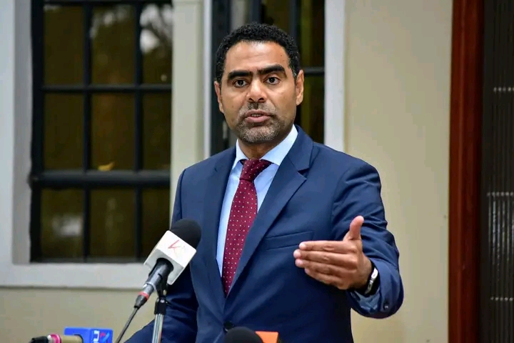 Football Kenya Federation (FKF) President Hussein Mohammed