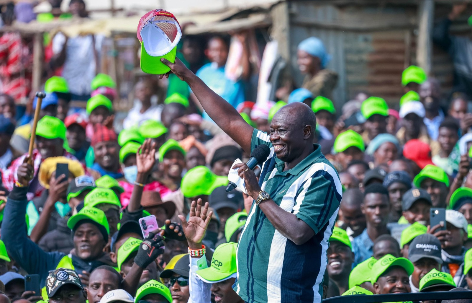 Former Deputy President Rigathi Gachagua in Narok County at Nairakia-Enkare town