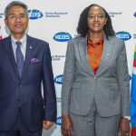 Kenya Bureau of Standards Managing Director Esther Ngari with Indonesian Ambassador Witjaksono Adji