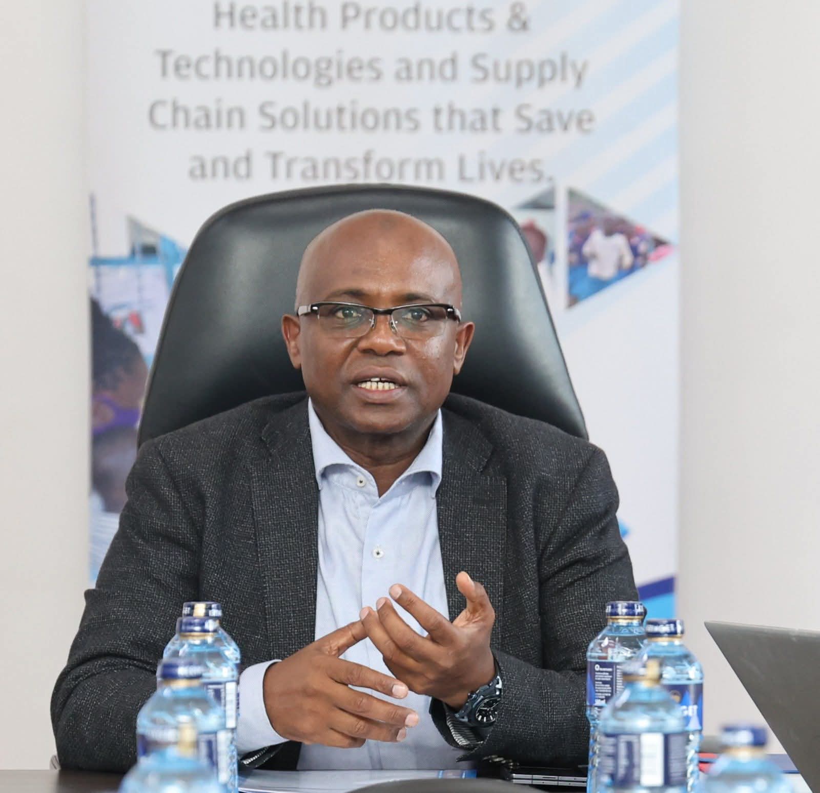 Kenya Medical Supplies Authority chief executive Waqo Dulacha Ejersa